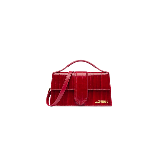 Jacquemus Le Grand Bambino Dark Red Bag - SneakCenter