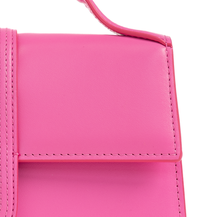 Jacquemus Le Grand Bambino Neon Pink Bag - SneakCenter