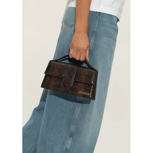 Jacquemus Le Grand Bambino Pitone Scuro