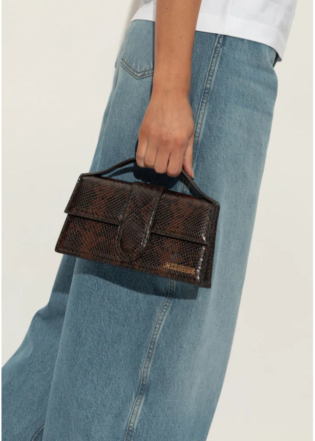 Jacquemus Le Grand Bambino Pitone Scuro