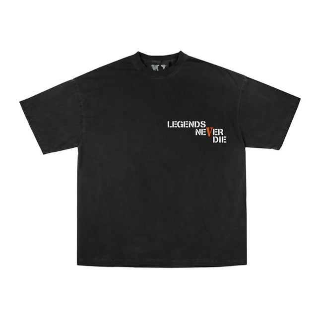 VLONE JUICE WRLD 999 LEGENDS NEVER DIE BLACK T-SHIRT - SneakCenter