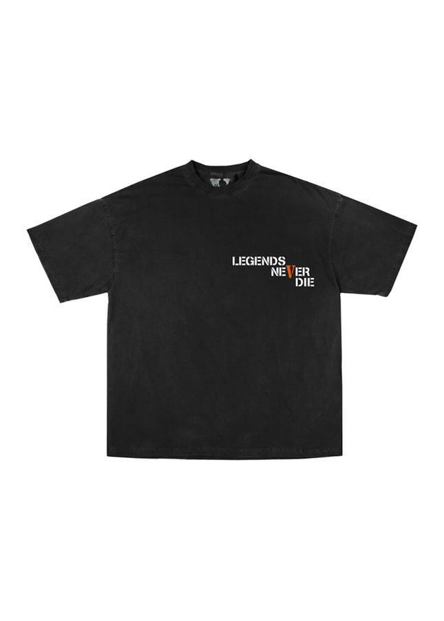 VLONE JUICE WRLD 999 LEGENDS NEVER DIE BLACK T-SHIRT - SneakCenter