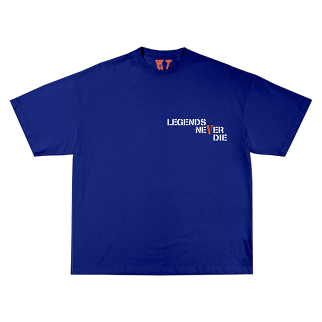VLONE JUICE WRLD 999 LEGENDS NEVER DIE BLUE T-SHIRT - SneakCenter