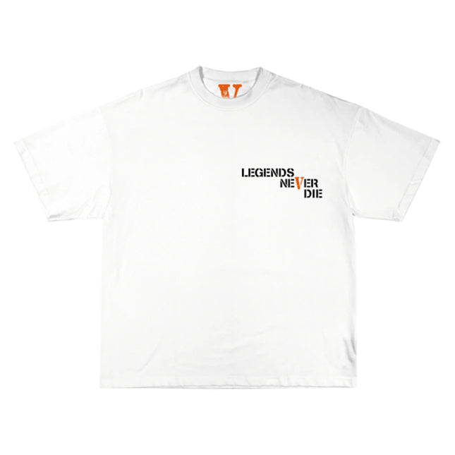 VLONE JUICE WRLD 999 LEGENDS NEVER DIE WHITE T-SHIRT - SneakCenter
