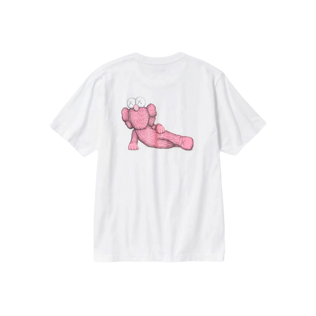 KAWS x Uniqlo Pink T-shirt - SneakCenter
