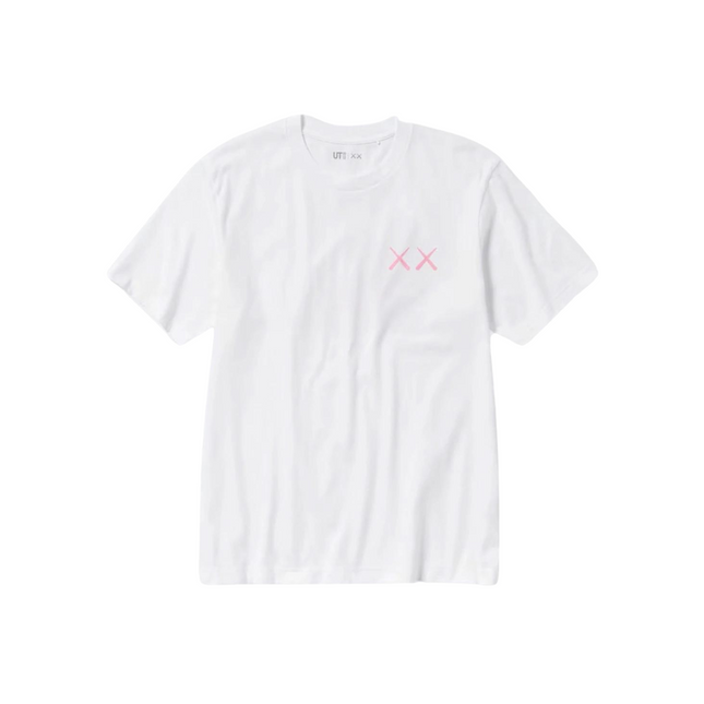 KAWS x Uniqlo Pink T-shirt - SneakCenter