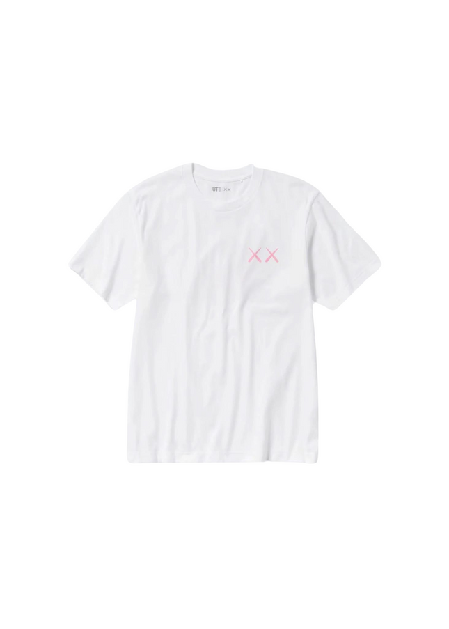 KAWS x Uniqlo Pink T-shirt - SneakCenter