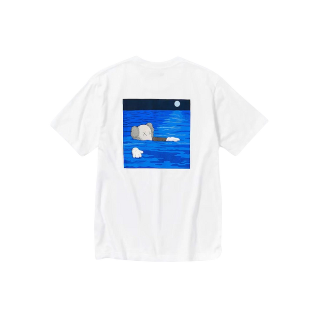 KAWS x Uniqlo Blue Artbook T-shirt - SneakCenter