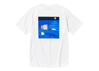 KAWS x Uniqlo Blue Artbook T-shirt