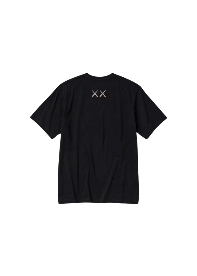 KAWS x Uniqlo Black T-shirt - SneakCenter