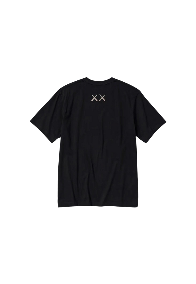 KAWS x Uniqlo Black T-shirt - SneakCenter