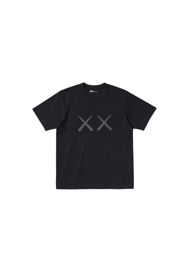 KAWS x Uniqlo Warhol UT Graphic T-shirt Black - SneakCenter