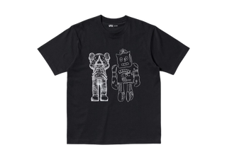 KAWS x Uniqlo Warhol UT Graphic T-shirt Black Robot