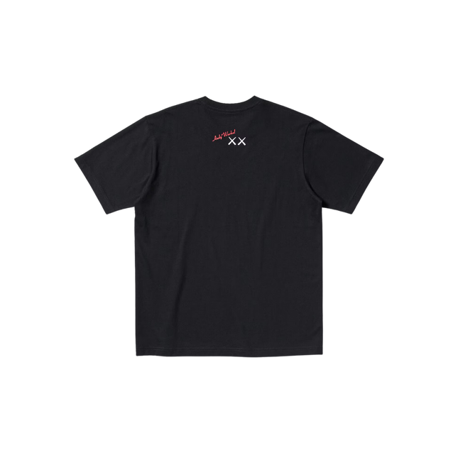 KAWS x Uniqlo Warhol UT Graphic T-shirt Black Robot - SneakCenter
