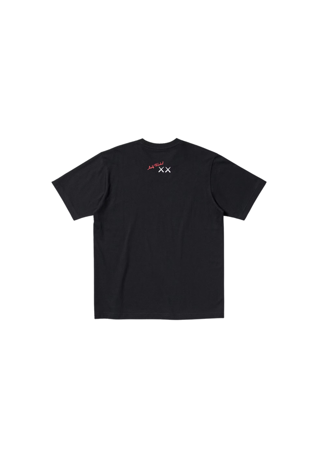 KAWS x Uniqlo Warhol UT Graphic T-shirt Black Robot - SneakCenter