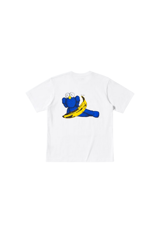 KAWS x Uniqlo Warhol UT Graphic T-shirt White Banana - SneakCenter