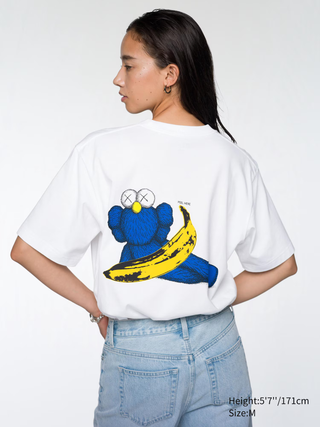 KAWS x Uniqlo Warhol UT Graphic T-shirt White Banana