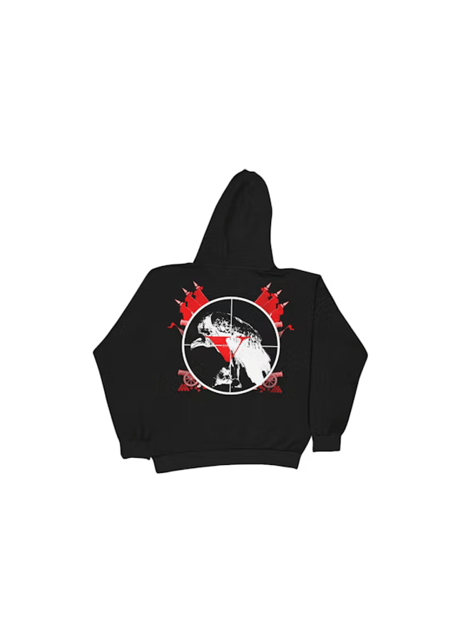 Kodak Black x Vlone 47 Hoodie Black - SneakCenter