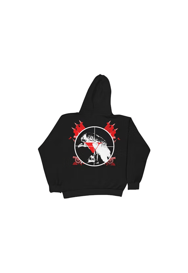 Kodak Black x Vlone 47 Hoodie Black - SneakCenter