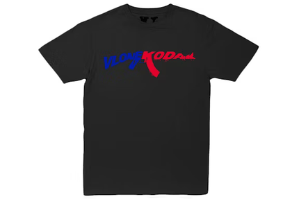 Kodak Black x Vlone 47 T-shirt Black - SneakCenter