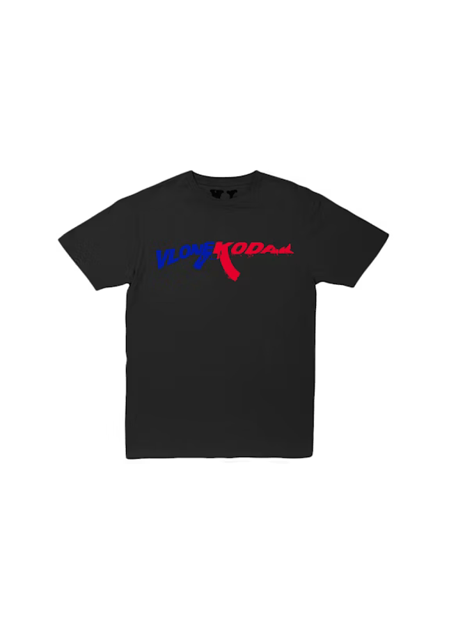 Kodak Black x Vlone 47 T-shirt Black - SneakCenter