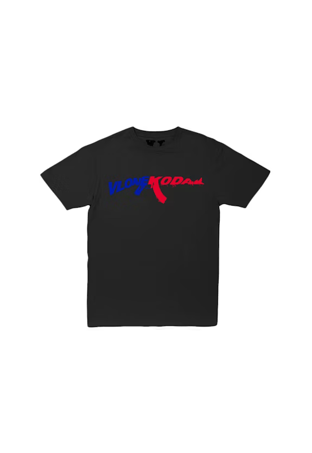 Kodak Black x Vlone 47 T-shirt Black - SneakCenter