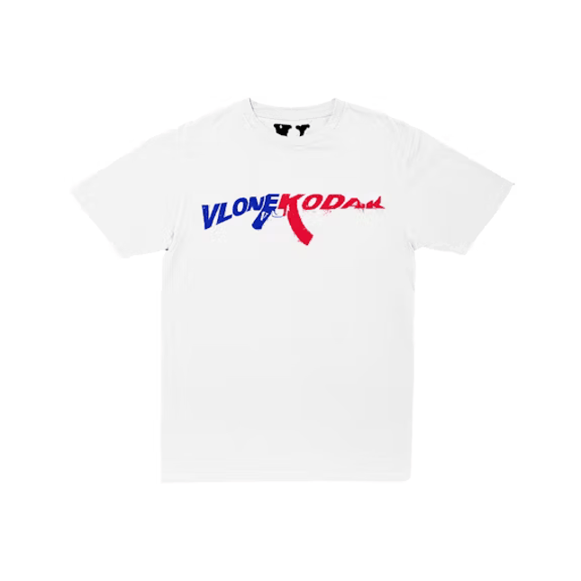 Kodak Black x Vlone 47 T-shirt White - SneakCenter