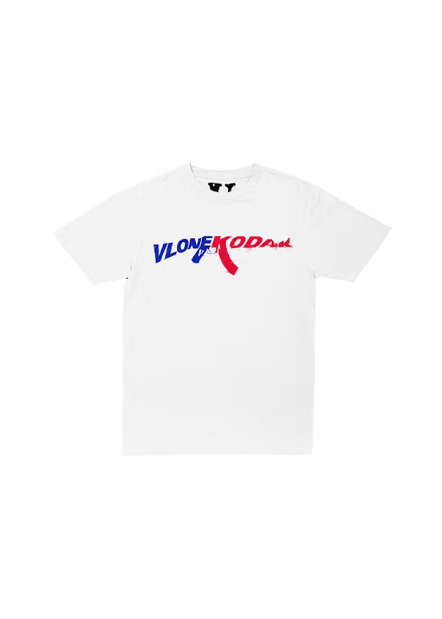 Kodak Black x Vlone 47 T-shirt White - SneakCenter