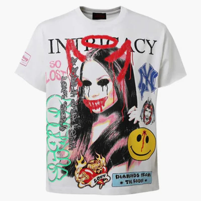 Lost Intricacy Front Page Mag Shirt White