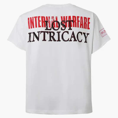 Lost Intricacy Front Page Mag Shirt White