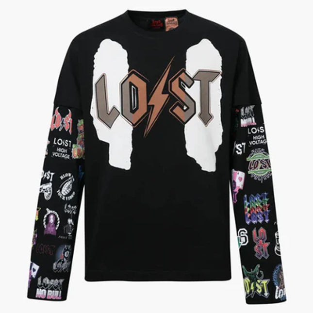 Lost Intricacy Logos Longsleeve Black