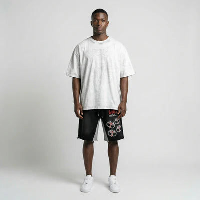 Lost Intricacy Mitt Shorts Black Red