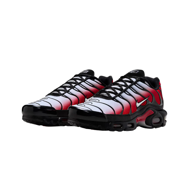 NIKE AIR MAX PLUS Pure Platinum University Red - SneakCenter
