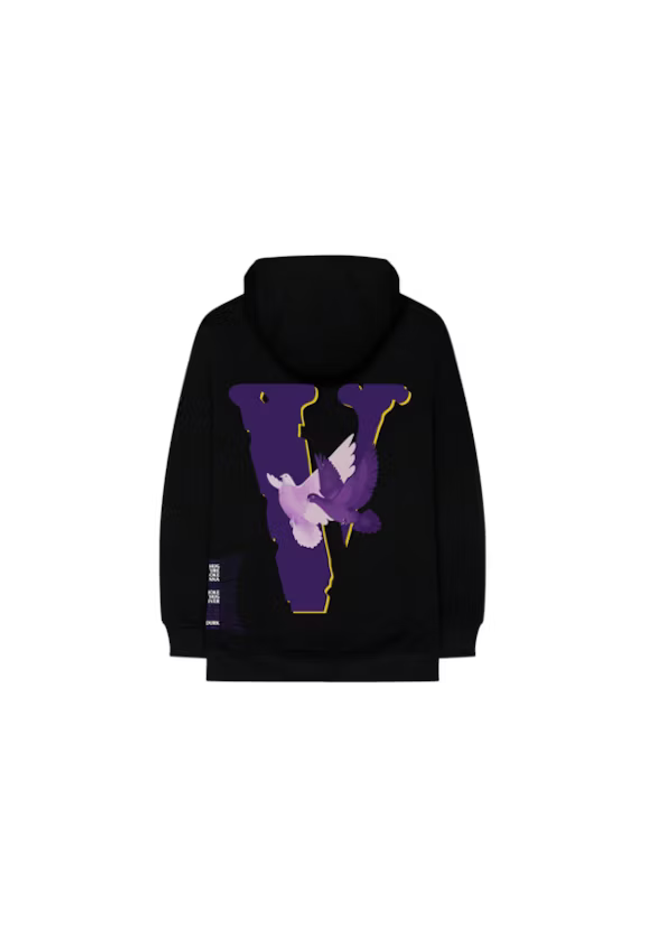 Vlone x Nav Doves Hoodie Black - SneakCenter