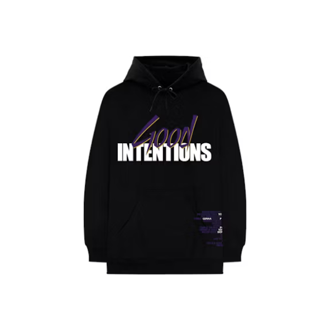 Vlone x Nav Doves Hoodie Black - SneakCenter