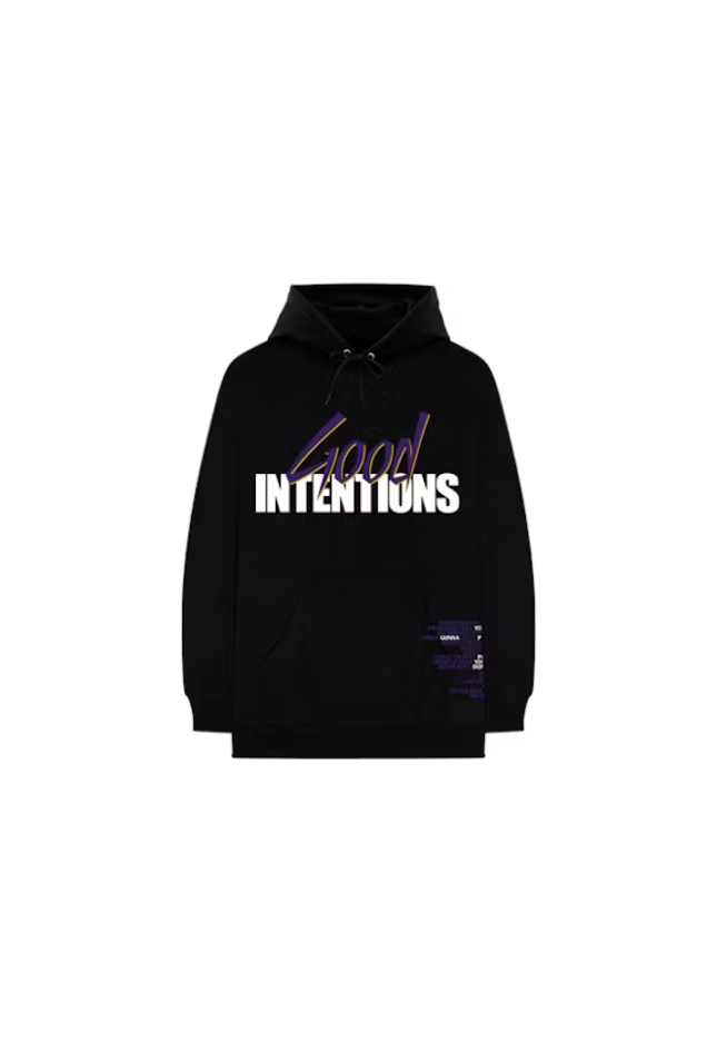 Vlone x Nav Doves Hoodie Black - SneakCenter