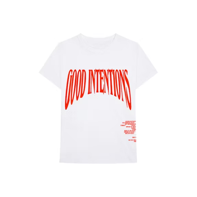 Nav x Vlone Good Intentions Tee White - SneakCenter