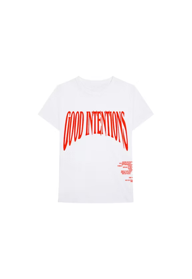 Nav x Vlone Good Intentions Tee White - SneakCenter