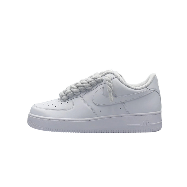 Nike Air Force 1 Low 07 White White Rope Laces - SneakCenter
