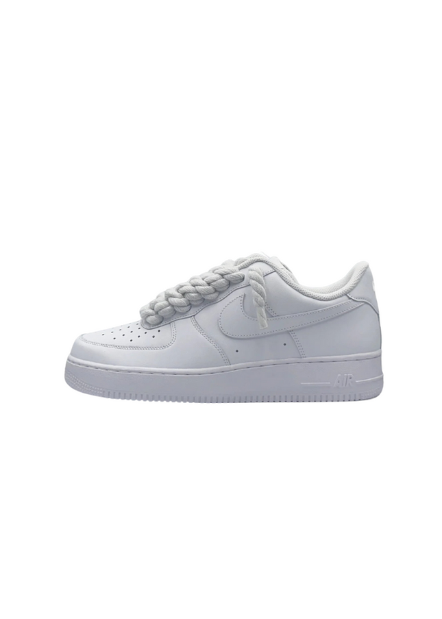 Nike Air Force 1 Low 07 White White Rope Laces - SneakCenter