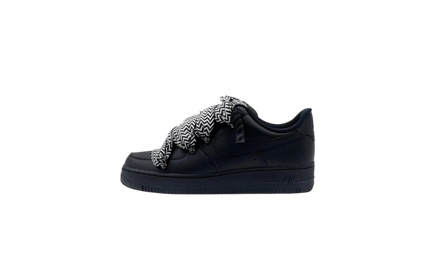 Nike Air Force 1 Low ‘07 Black Lanvin Black White Rope - SneakCenter
