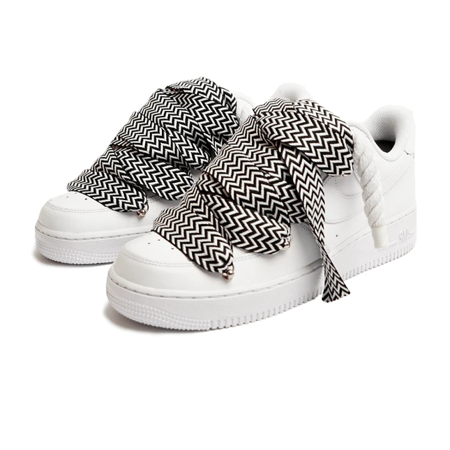 Nike Air Force 1 Low ‘07 White Lanvin Black White Rope - SneakCenter