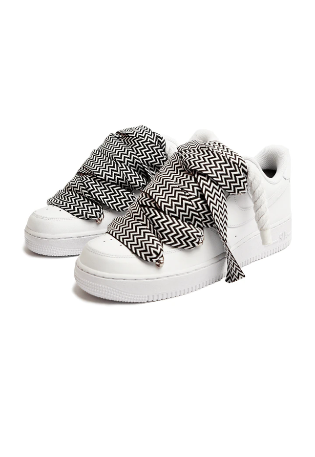 Nike Air Force 1 Low ‘07 White Lanvin Black White Rope - SneakCenter