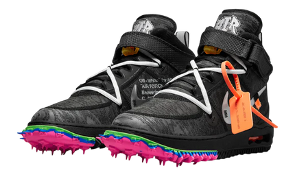 Nike Air Force 1 Mid Off-White Black - SneakCenter