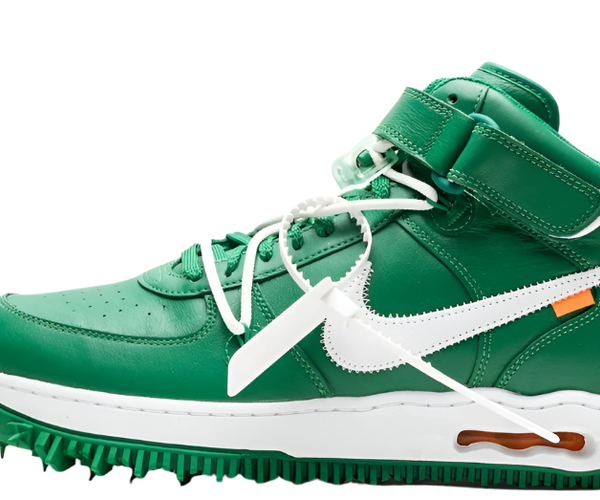 Nike Air Force 1 Mid Off-White Pine Green – SneakCenter
