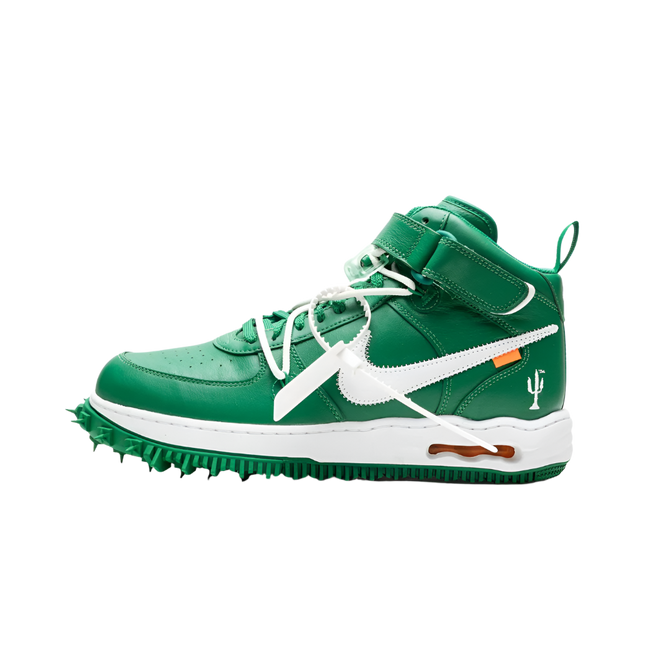 Nike Air Force 1 Mid Off-White Pine Green - SneakCenter