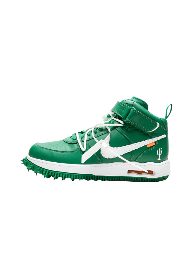 Nike Air Force 1 Mid Off-White Pine Green - SneakCenter