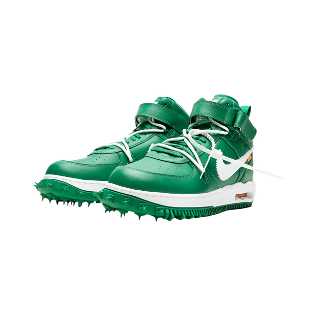 Nike Air Force 1 Mid Off-White Pine Green - SneakCenter