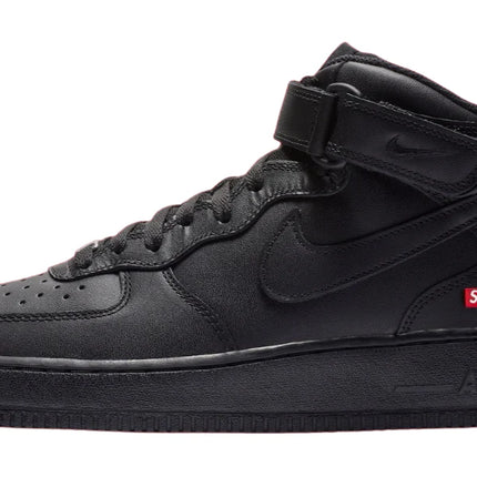 Nike Air Force 1 Mid Supreme Black - SneakCenter