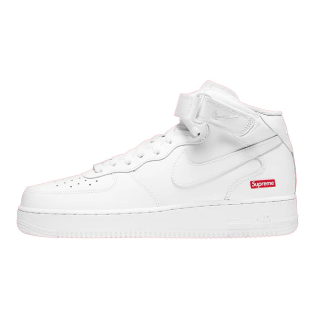 Nike Air Force 1 Mid Supreme White - SneakCenter